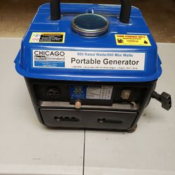 Used Once Chicago 800 Watt 2 Stroke Generator