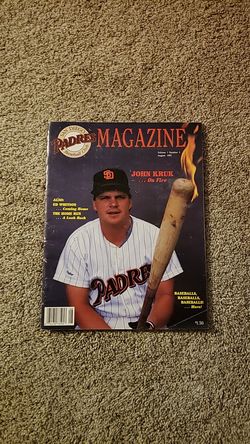 Vintage 1987 San Diego Padres Collectible Magazine