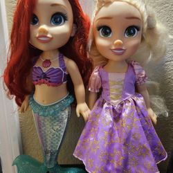 15" Ariel And Repunzel Doll