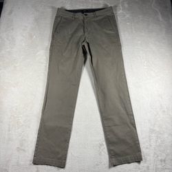 Theory Zaine Witten 5-Pocket Chinos Men’s Size 29x28 Green Slim Fit Pants #874