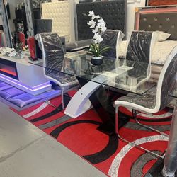 New Glass Top 63x35/ Glossy Base Black And White K Furniture And More Lehigh 