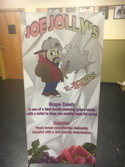 Banner stand and custom banner with graphics