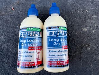 Squirt Long Lasting Bicycle Chain Lube 4oz (2 Bottles)