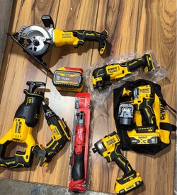 Dewalt and milwaukee tools