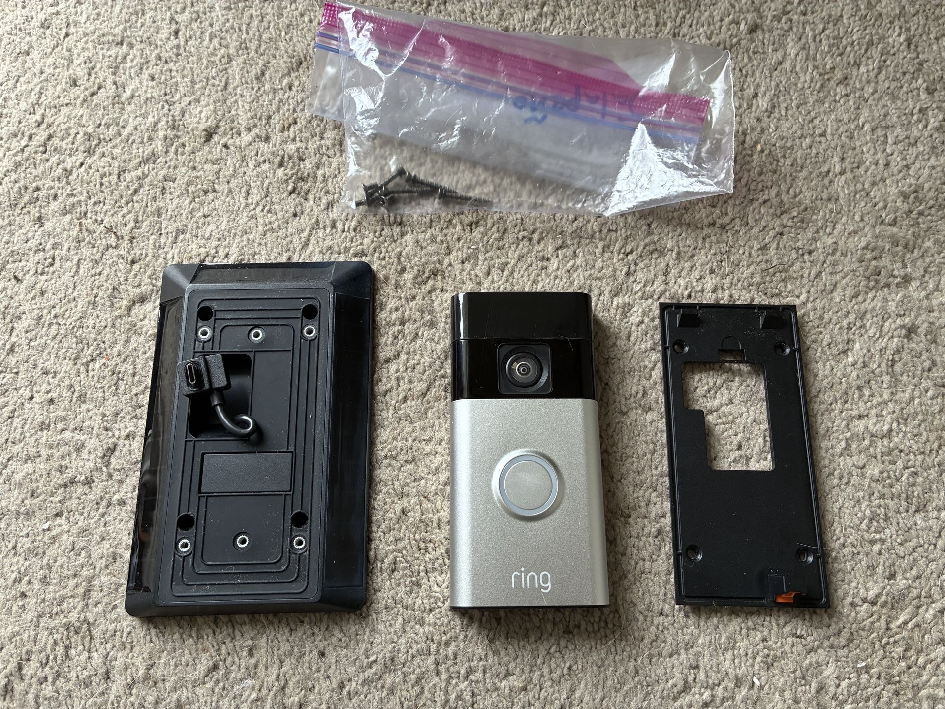Ring Doorbell Camera And Solar Charger