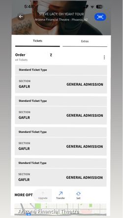 Steve Lacy Phoenix tour Two tickets General admission
