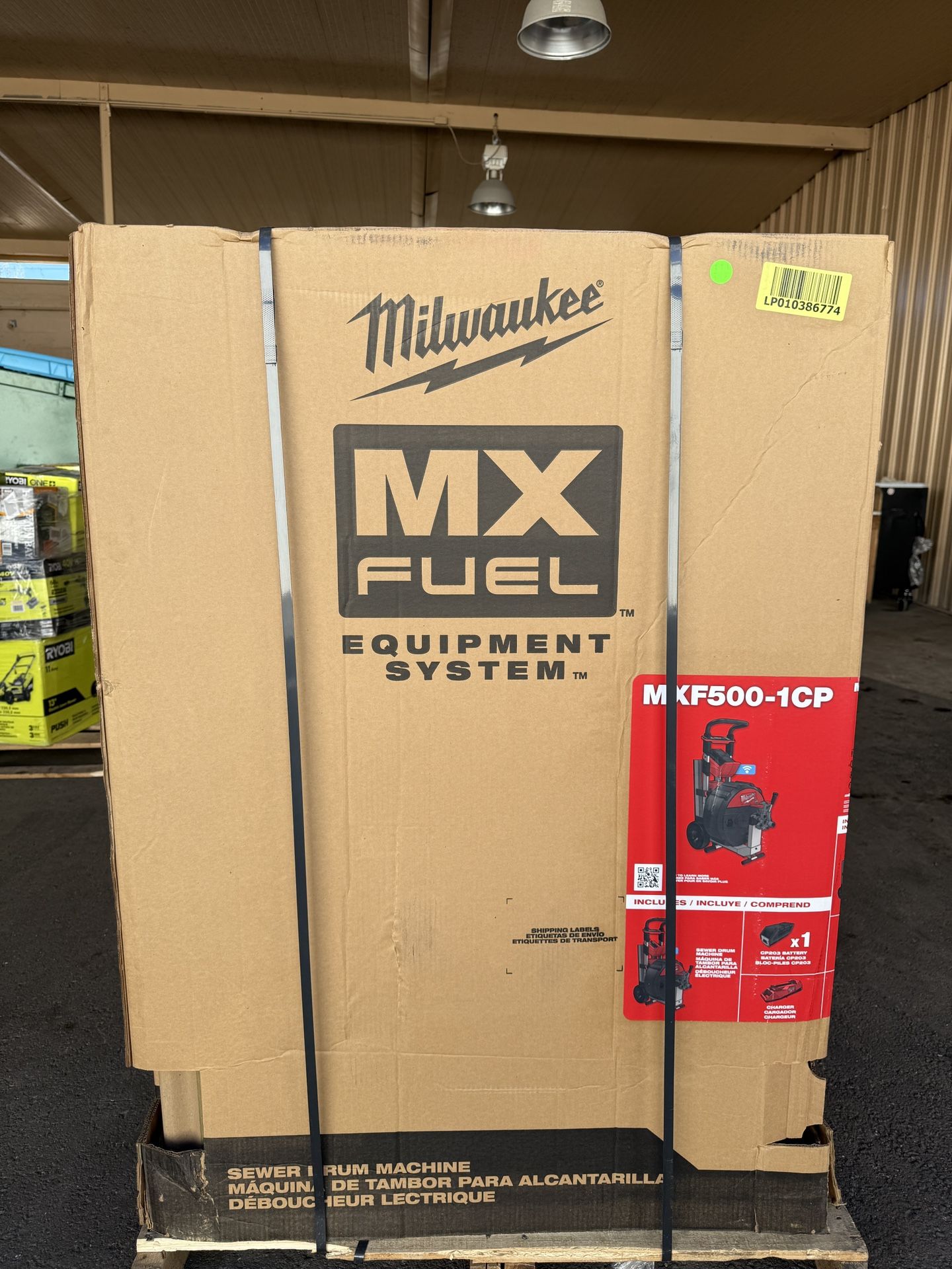 Milwaukee MX FUEL Sewer Drum Machine