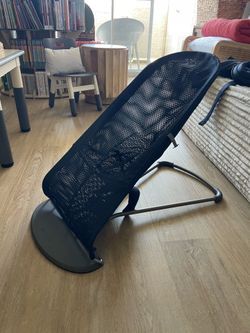 Like New Baby Bjorn Bouncer Bliss - Mesh, Navy Blue
