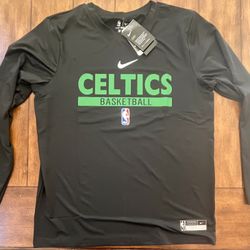 Boston Celtics Adult Large Dri-Fit  LONG SLEEVE -NWT