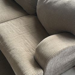 Beige Loveseat 