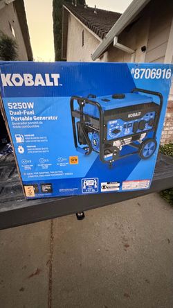 Kobalt 5250W Dual-Fuel Portable Generator
