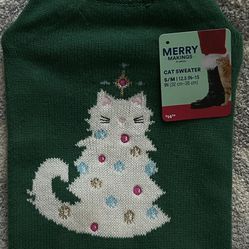 Pet Sweater Sm/M Cat/dog Clothing 