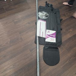 X-pole tension post and travel case (XPERT Pro)