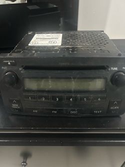 Toyota Corolla car stereo