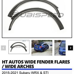 2015-21 Subaru Wrx Fender Flares 