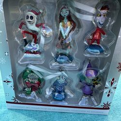 Disney Nightmare Before Christmas Character Ornament Set Brand New