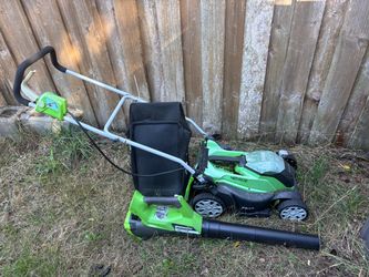 Lawnmower set