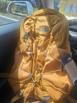 The North Face tan Backpack with Tags