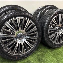 NEW 22 inch gm style wheels and atturo 285/45r22 tires