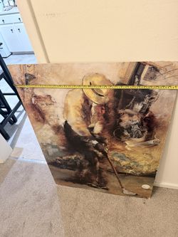 Golfer Painting