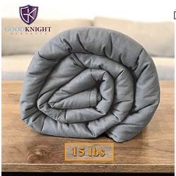 Nearly New Good Knight 15 Pound Weighted Blanket