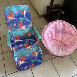 Chair And Umbrella For  Girls 