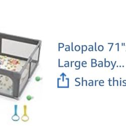 71x59 Extra Large Baby Play Pen