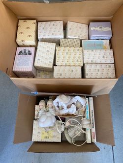 Lot of Over 30 Precious Moments Figurines