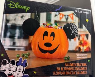 Disney Mickey Mouse Pumpkin Candy Bowl