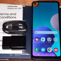 SAMSUNG GALAXY A21 4GLTE 32GB ANDROID NEW IN BOX UNLOCKED FOR T-MOBILE METRO TELCEL MEXICO TIGO CLARO MOVISTAR BELIZE AFRICA LYCA MINT ULTRA MOBILE