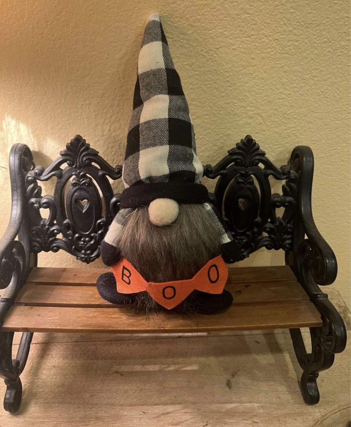 Halloween Gnome Decoration 11” Tall 