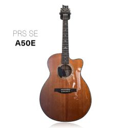 PRS SE A50E Angelus Acoustic-Electric Guitar + Hardshell Case – Mint | Paul Reed Smith