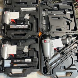 3 Porter Cable Finishing Nail Guns 