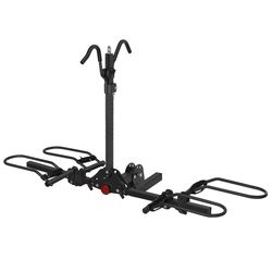 2-Bike Hitch Bike Rack, Folding Fat Tire Bike Carrier, 200 LBS, 2'' Receiver