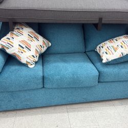 Ashley Blue Sofa Was $599 Now $349