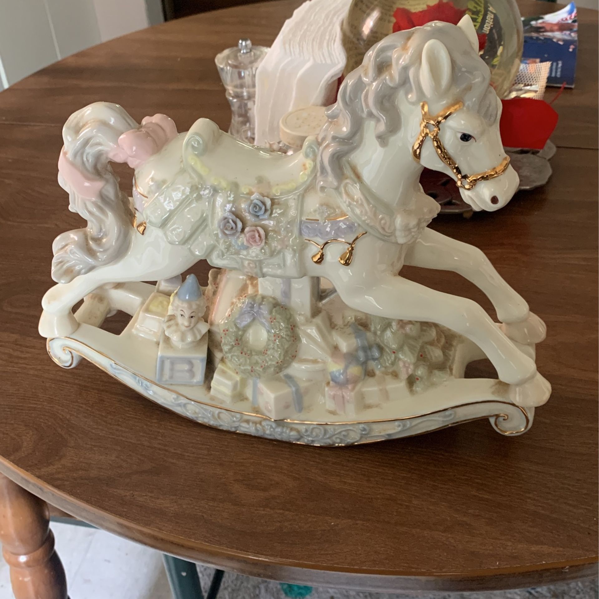 Christmas Vintage Musical Horse