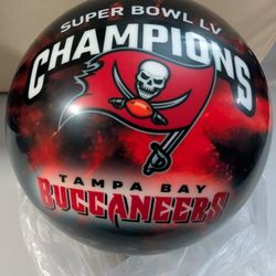 NFL Tampa Bay Buccaneers Super Bowl LV Undrilled Bowling Ball