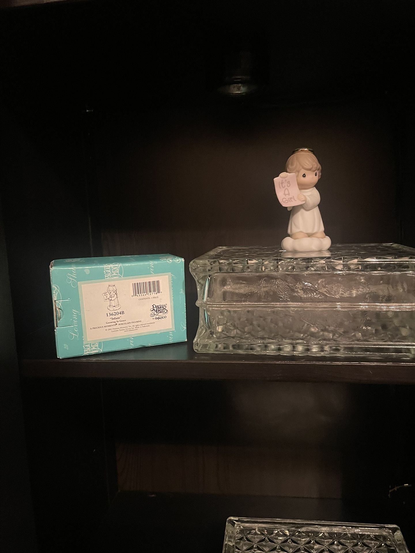136204B Precious Moments Growing I’m Grace It’s A Girl