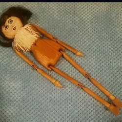 Antique Peg Leg Doll