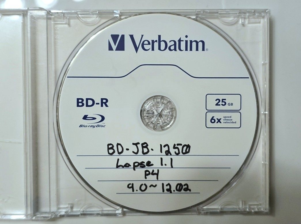 PS4 Blu-Ray BD-R Lapse 1.1 injection (fw 9.0 ~ 12.02) FREE SHIPPING