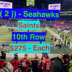 Seahawks Saints Tickets 