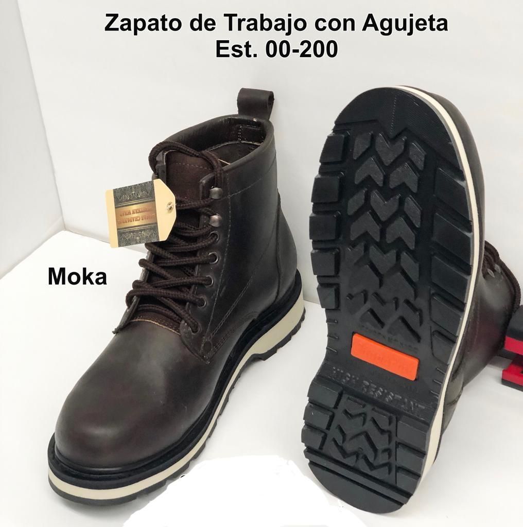 Zapato para trabajo color moka
