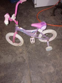 Kids Disney Princess Bike with Training Wheels
