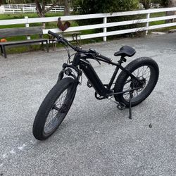 Black electric bike