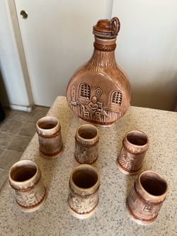 Tequila bar set ceramic