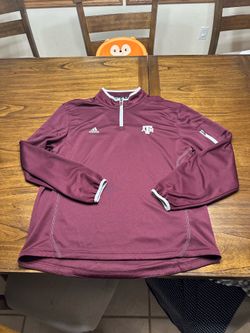 Texas A&M College Wind Breaker Adidas Men’s Size Large Barely Worn $30 Firm