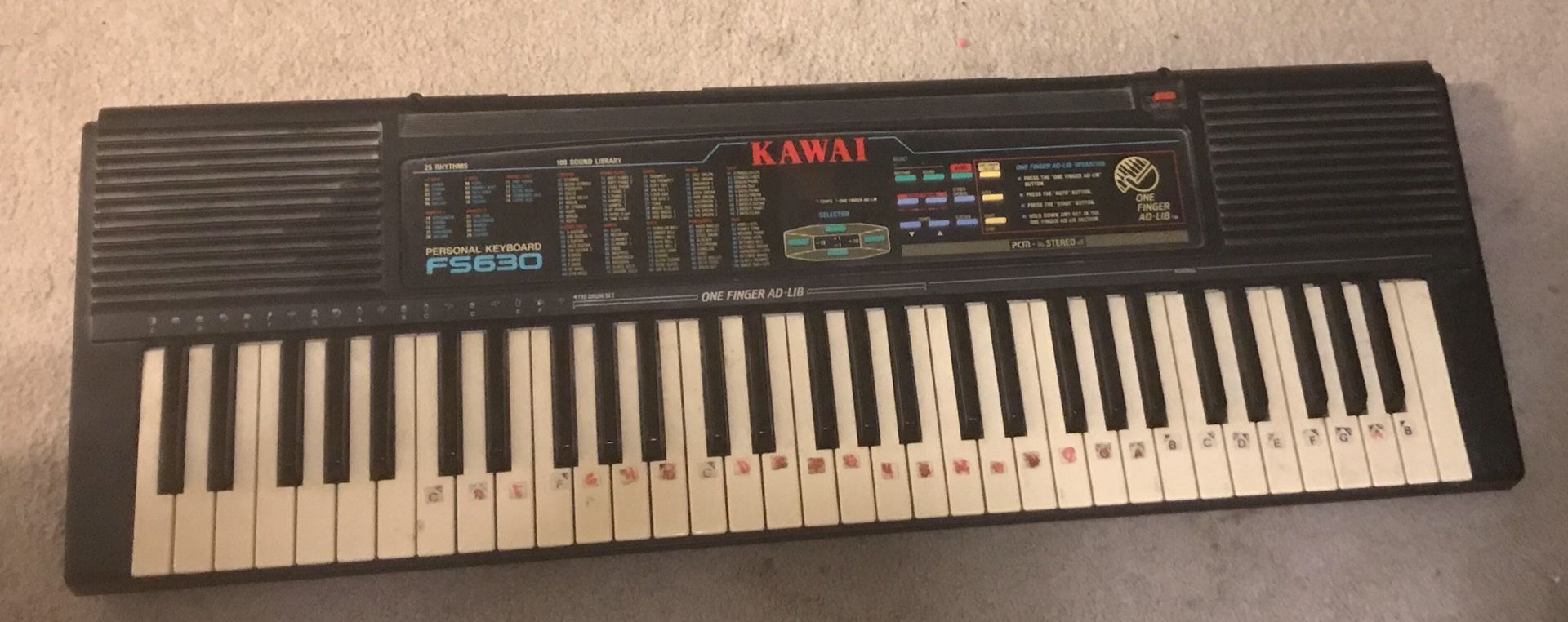 KAWAI FS630 Portable Personal Digital Keyboard
