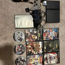 PlayStation 2 PS2 + 10 Games (hablo Espanol)