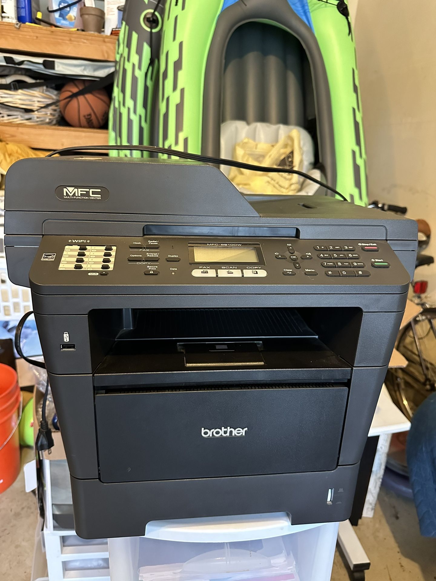 Brother Multi Function Center Printer with Toner Cartridge