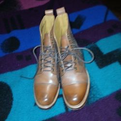 Leather Boots Size 9/Made IN India